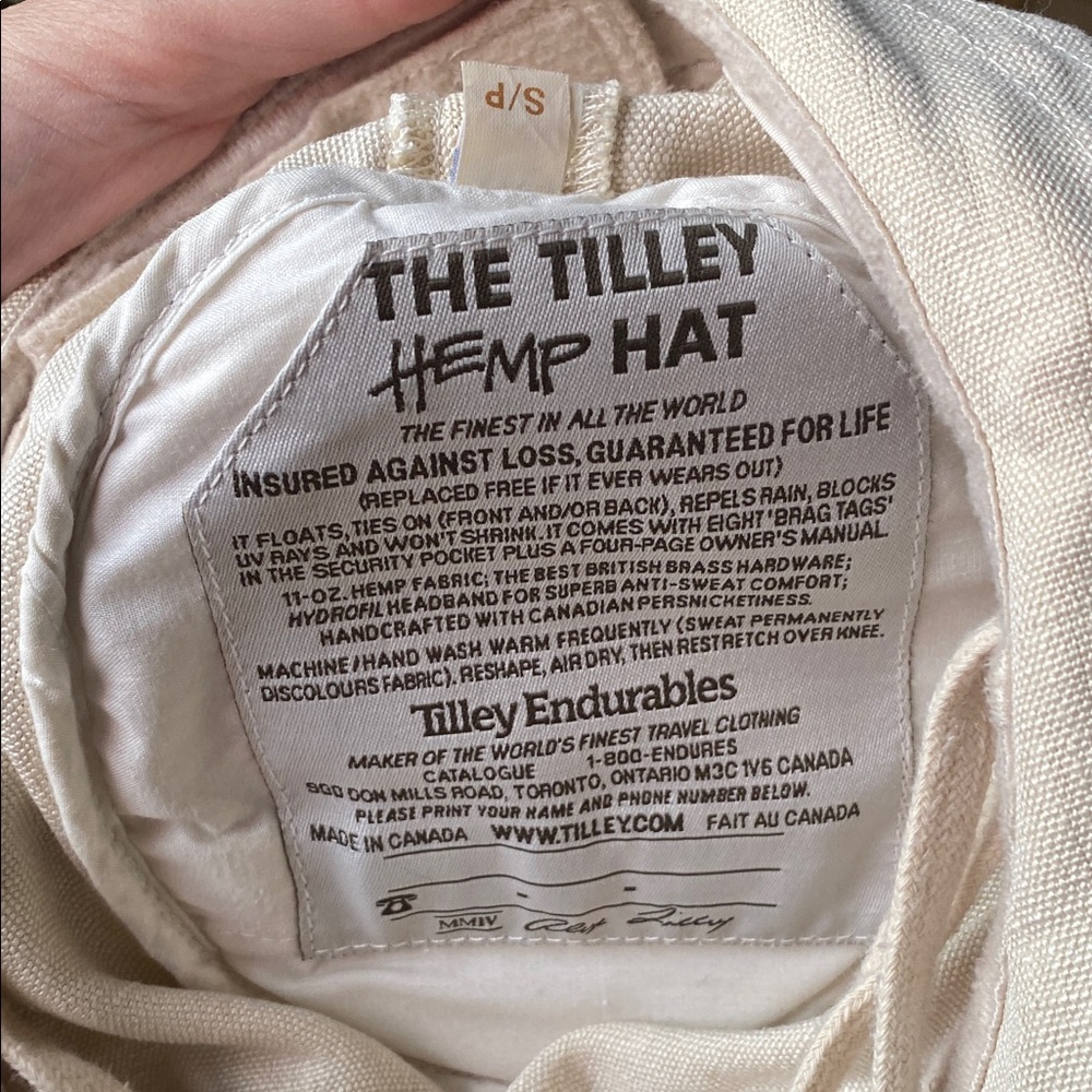 Tilley Women's Cream Hemp Hat